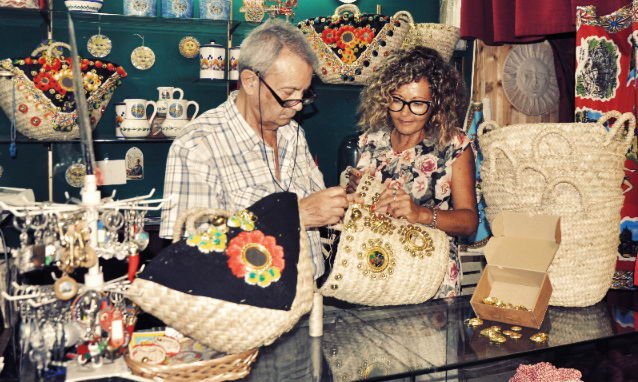 Sicily Bag beach bag straw bag coffa bag