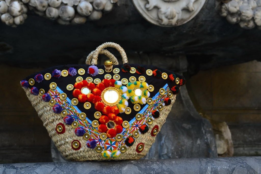 Coffa straw bag Sicilian sicily bag