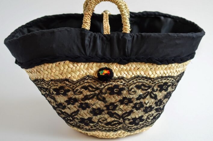 Sicily Bag beach bag straw bag coffa bag