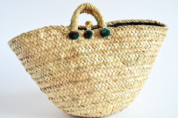 Sicily Bag beach bag straw bag coffa bag