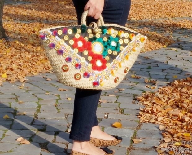 Sicily Bag beach bag straw bag coffa bag