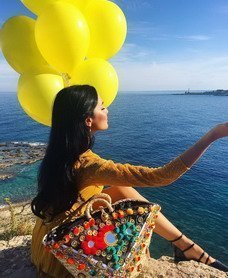 Sicily Bag beach bag straw bag coffa bag