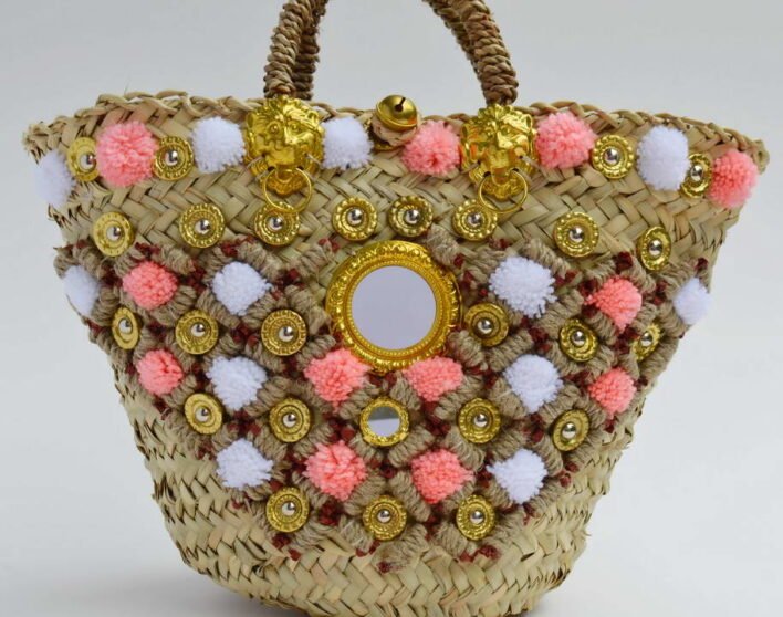 Sicily Bag beach bag straw bag coffa bag