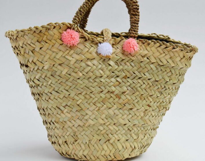 Sicily Bag beach bag straw bag coffa bag