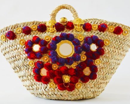 Sicily Bag beach bag straw bag coffa bag