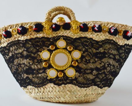 Sicily Bag beach bag straw bag coffa bag