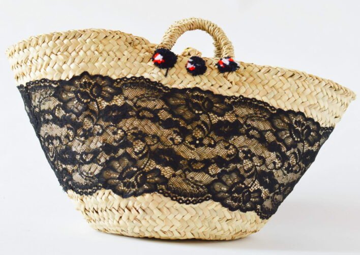 Sicily Bag beach bag straw bag coffa bag